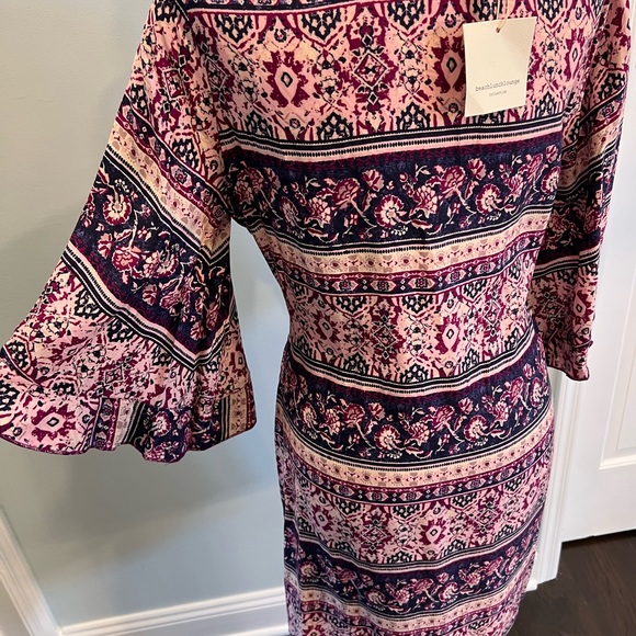 SOLD Beach Lunch Lounge Beautiful NWT Dress Size Large Slip on Coverup - Picture 4 of 8